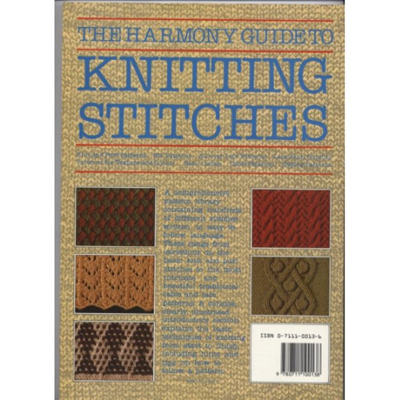 5/$25 - The Harmony Guide to Knitting Stitches - Picture 2 of 2